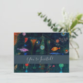 Invitation Paul Klee Fish Magic Peinture Abstraite Art graphi (Debout devant)