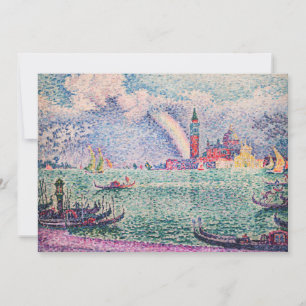 Invitation Paul Signac - Arc-en-ciel, Venise