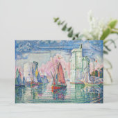 Invitation Paul Signac - Entrée du port de La Rochelle (Debout devant)