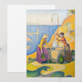 Invitation Paul Signac - Femmes au puits (Devant / Derrière)
