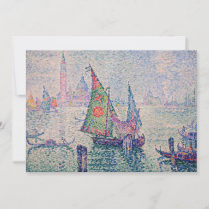 Invitation Paul Signac - La Voile verte