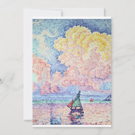 Invitation Paul Signac - Le Nuage rose, Antibes, 1916 (Devant)