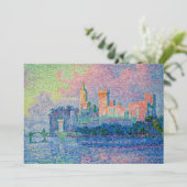 Invitation Paul Signac - Le Palais Pape, Avignon (Debout devant)