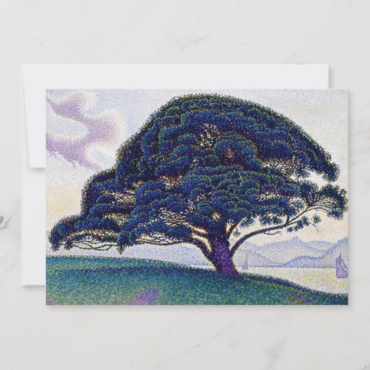 Invitation Paul Signac - Le pin Bonaventure (Devant)