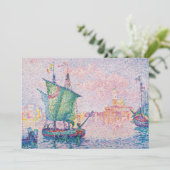 Invitation Paul Signac - Venise, Le Nuage Rose (Debout devant)