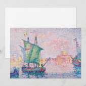 Invitation Paul Signac - Venise, Le Nuage Rose (Devant / Derrière)