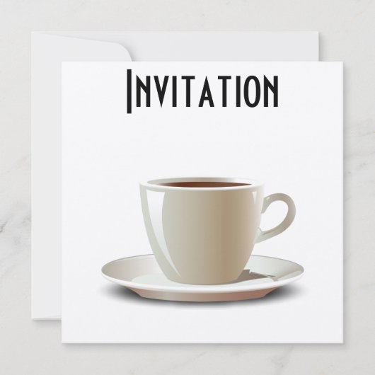 Invitation Pause café ! (Devant)