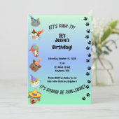 Invitation PAW-ty (Debout devant)