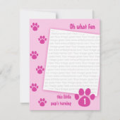 Invitation PawprintBlue_0071bc (Devant)