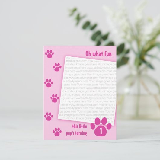 Invitation PawprintBlue_0071bc (Debout devant)