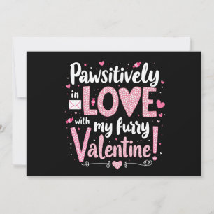 Invitation Pawsitivement En Amour Avec Ma Furry Valentine