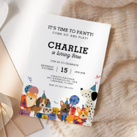 Pawty Chien Chien Chien Chien Chiot fête d'anniver