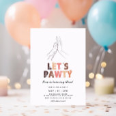 Invitation Pawty Dog Anniversaire