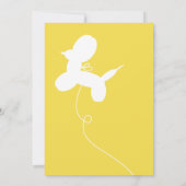 Invitation Pawty Dog Anniversaire Gotcha Day Four baby (Dos)