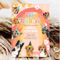 Pawty Dog Retro Super Boy Anniversaire