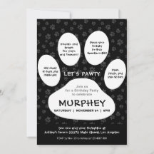 Pawty, Empreinte de patte