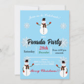 Invitation pax the snowman party (Devant)