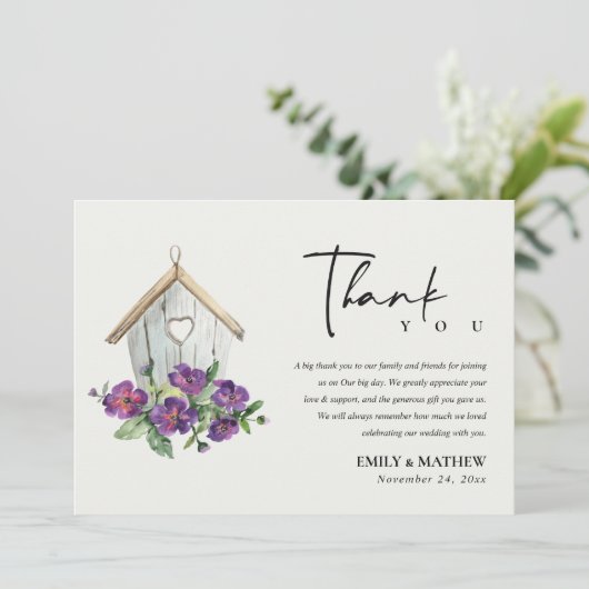 INVITATION PAYS BLANC MARIAGE FLEURIER RUSTIQUE (Debout devant)