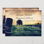 Invitation Pays clôture Réception après réception seulement I (Devant / Derrière)