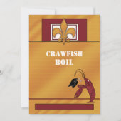 Invitation Pays Crawfish Graduation Party (Dos)