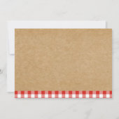 Invitation Pays de McDonald d'anniversaire d'invitations de (Dos)