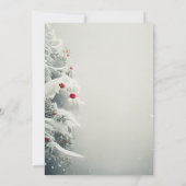 Invitation Pays des merveilles d'hiver, Mariage aux boules de (Dos)