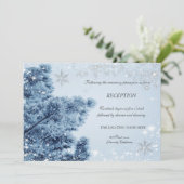 Invitation Pays des merveilles d'hiver, Neige, Flocons de nei (Debout devant)