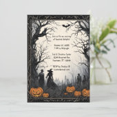 Invitation Pays d'Halloween (Debout devant)