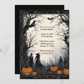 Invitation Pays d'Halloween (Devant / Derrière)