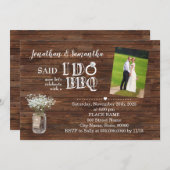 Invitation Pays dit que je me sauve pour un mariage intime au (Devant / Derrière)