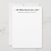 Invitation Pays extérieur style toscan mariage phares à corde (Dos)