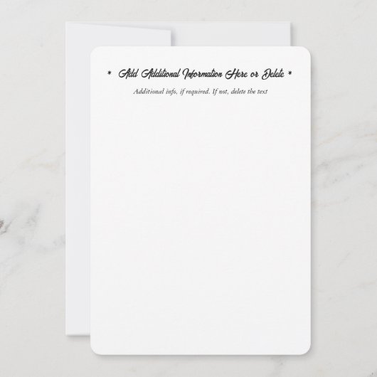 Invitation Pays extérieur style toscan mariage phares à corde (Dos)