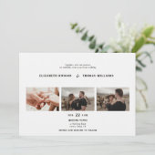 Invitation Pays Ouest Noir Blanc Formal Photos Mariage (Debout devant)