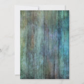 Invitation Pays rustique | Bois Vintage | BROWN (Dos)