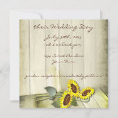 INVITATION PAYS RUSTIQUE MASON JAR AVEC DES SOUFFRES (Dos)