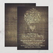 Invitation pays rustique mason jar fête d'engagement floral (Devant / Derrière)