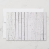 Invitation Pays Rustique Mason Jar & Hydrangea Mariage (Dos)