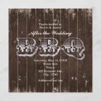 Pays Rustique Ouest après le barbecue Mariage