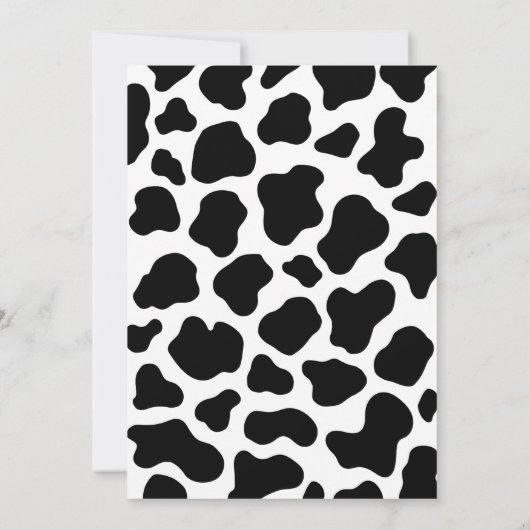 Invitation Pays Vache Imprimer Vache Thématique Mariage Enreg (Dos)