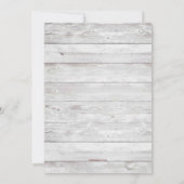 Invitation Pays Western Boot Boho Rustique Marsala Mariage (Dos)