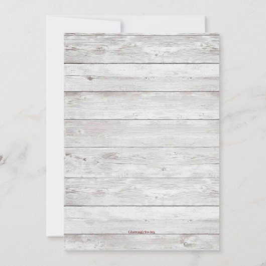 Invitation Pays Western Boot Boho Rustique Marsala Mariage (Dos)