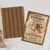 Invitation Pays Western Cowboy Baby shower