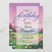 Invitation Paysage Annime d'Anime (Devant / Derrière)