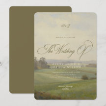 Paysage Antique Peinture Mariage Campagnard