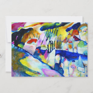 Invitation Paysage avec pluie de Wassily Kandinsky