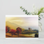 Invitation Paysage d'automne paisible avec le lac Serene (Debout devant)