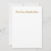 INVITATION PAYSAGE DE BATEAU ET DE MONTAGNE (Dos)