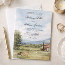 Paysage de campagne toscan pour mariage