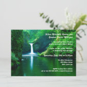 Invitation Paysage de Cascade Photo - Annonce de Mariage (Debout devant)