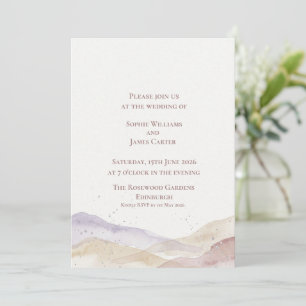 Invitation Paysage de montagnes des Highlands écossais pour m